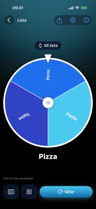 Gira la ruleta y listo
