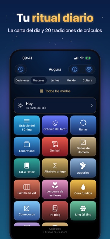 Tu ritual diario — La carta del día y 20 tradiciones de oráculos