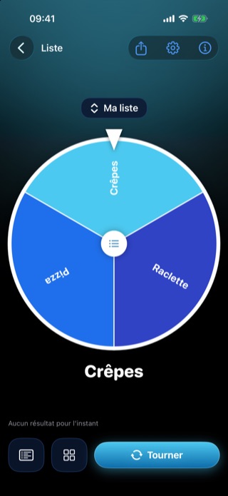 Tourne la roue. Réglé !