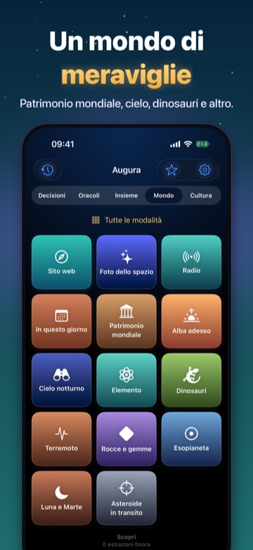 Un mondo di meraviglie — Patrimonio mondiale, cielo, dinosauri e altro.