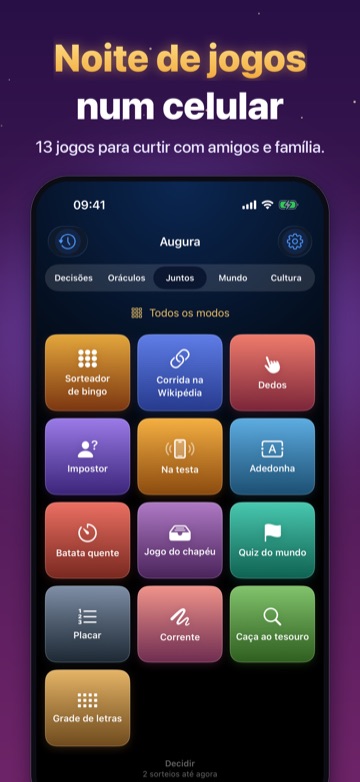 Noite de jogos num celular — 13 jogos para curtir com amigos e família.