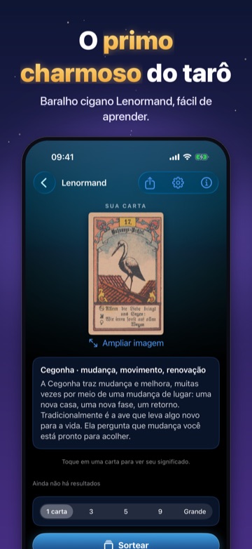 O primo charmoso do tarô — Baralho cigano Lenormand, fácil de aprender.