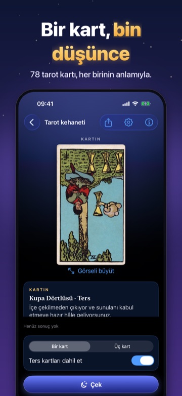 Bir kart, bin düşünce — 78 tarot kartı, her birinin anlamıyla.